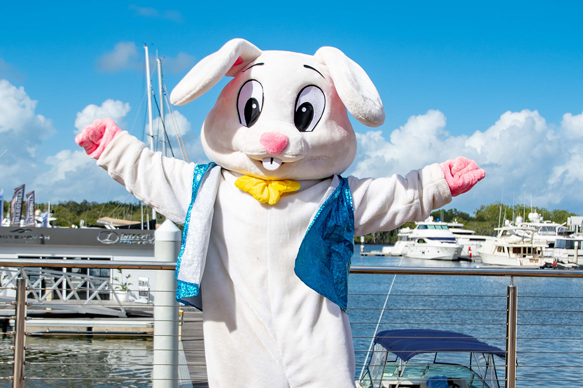 The Easter Bunny, Easter at Sanctuary Cove (image supplied)