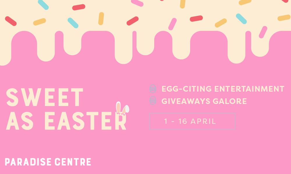 Hop into Paradise Centre for a SWEET AS EASTER image