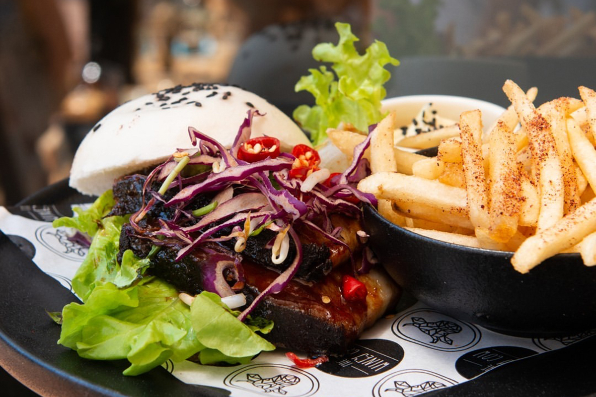 Pork Belly Bao, The Winey Cow (image supplied)