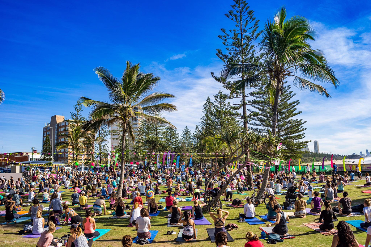 Yoga Day Festival, Australian School of Meditation and Yoga (image supplied)