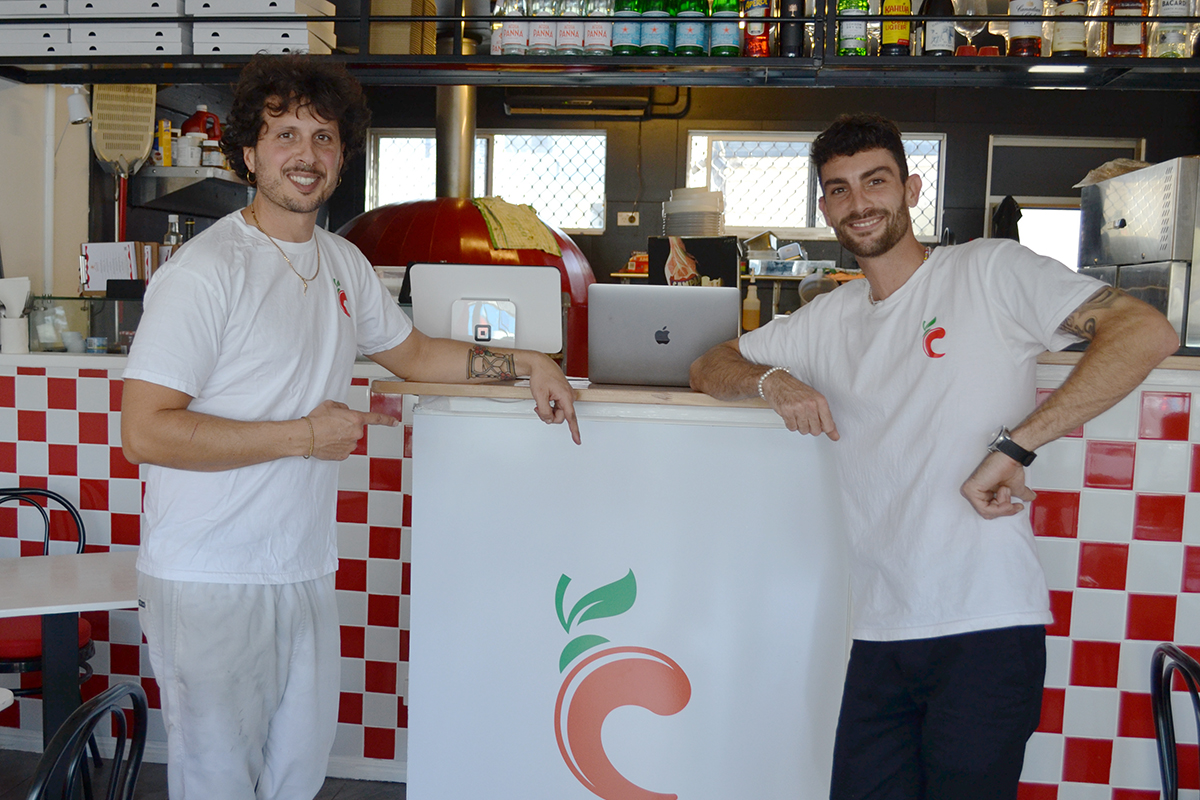 Matteo Tricarico & Riccardo Proserpio, Crispy Italian Bar, Burleigh Heads (Image: © 2023 Inside Gold Coast)