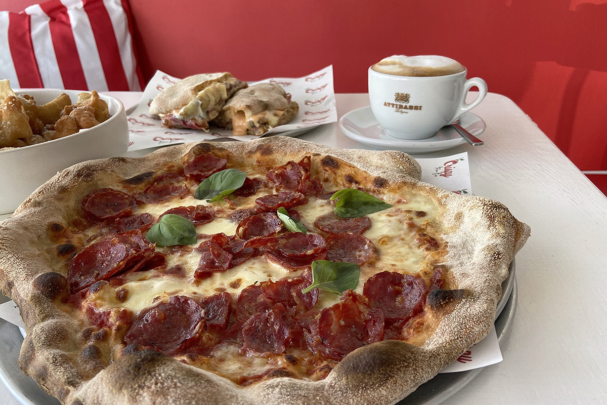 Diavola Pizza, Crispy Italian Bar, Burleigh Heads (Image: © 2023 Inside Gold Coast)