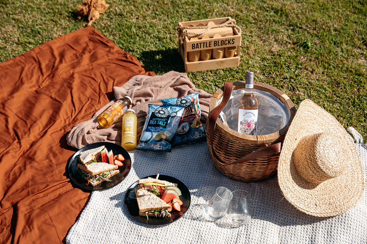 Picnic on the Lakeside Lawn, Mercure Gold Coast Resort (image supplied)