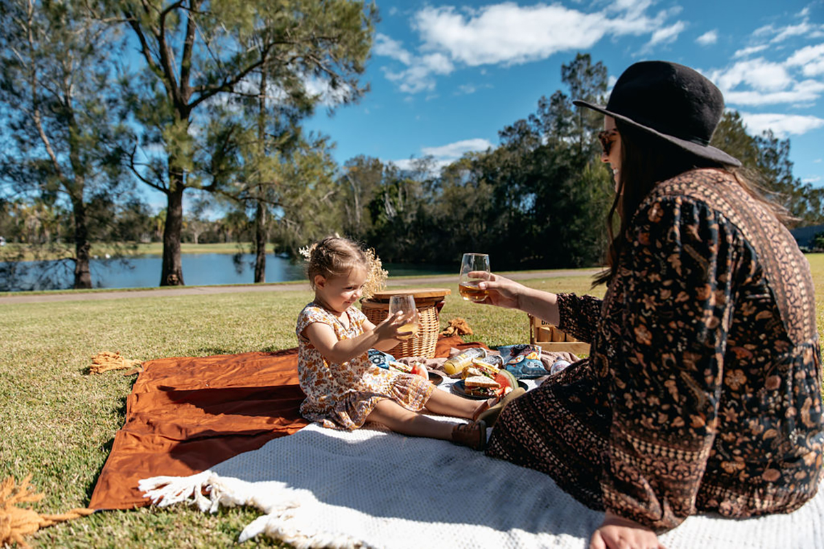 Picnic on the Lakeside Lawn, Mercure Gold Coast Resort (image supplied)