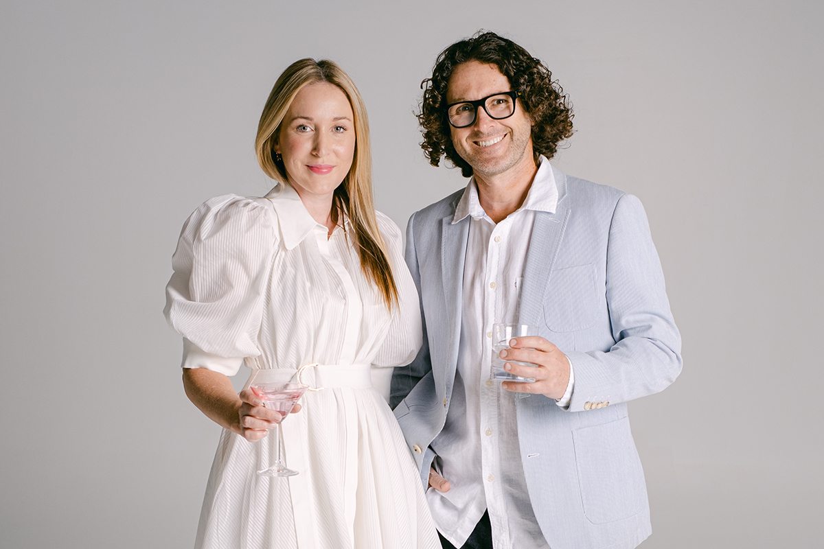 Lana and Justin Bell, owners of Familiar Spirits (image supplied)
