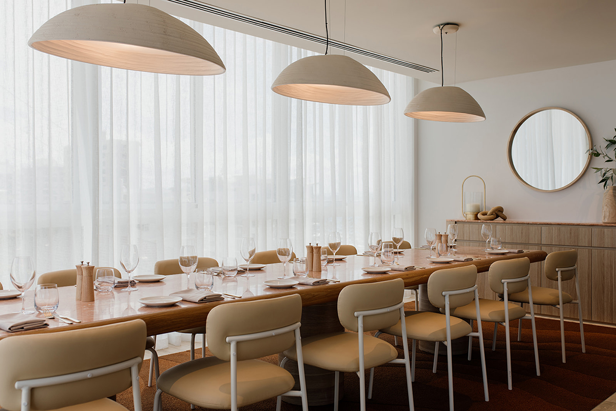 Private Dining space at Pipi's Restaurant, Rainbow Bay (image by Brooke Darling)