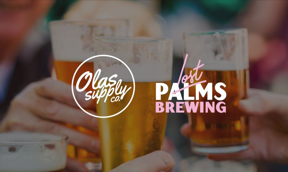 Olas x Lost Palms Vacay Lager Beer Launch image