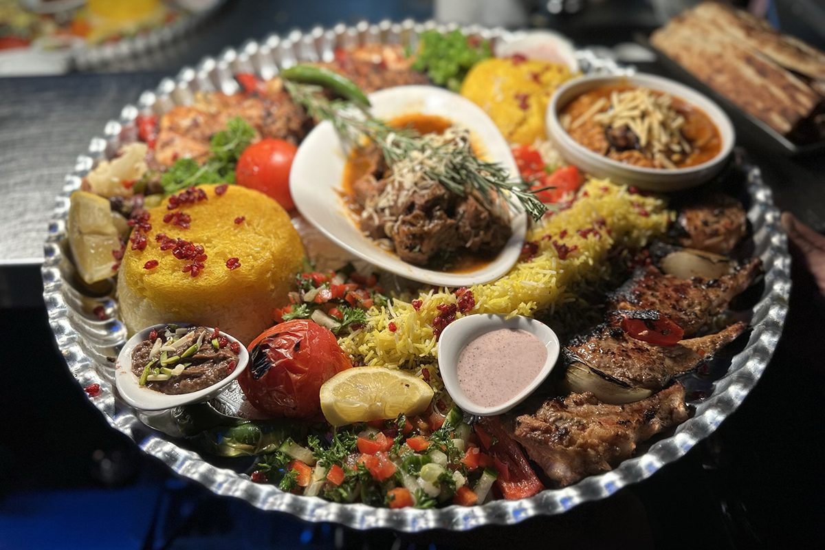 Banquet Platter at Shiraz Persian Restaurant + Bar, Surfers Paradise (image supplied)