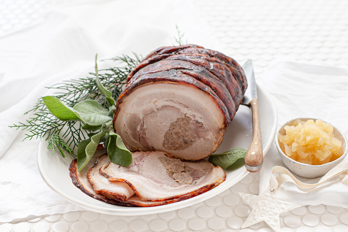 Pork Loin Roast with Sage and Cider, IGA Jones & Co Grocer, Southport’s Queen Street Village (image supplied)