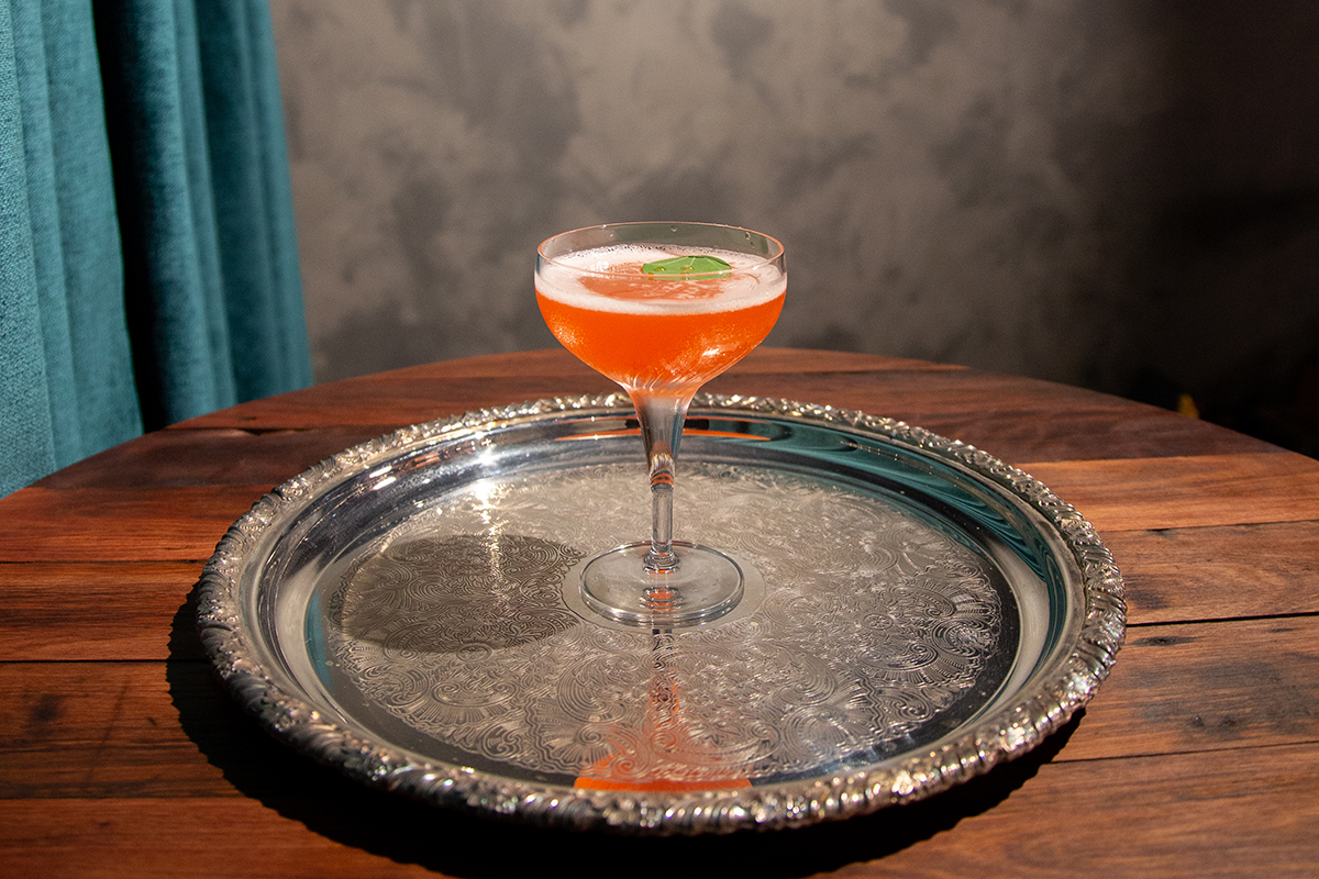 Cocktail at Six-Tricks Distilling Co., Mermaid Beach (image supplied)