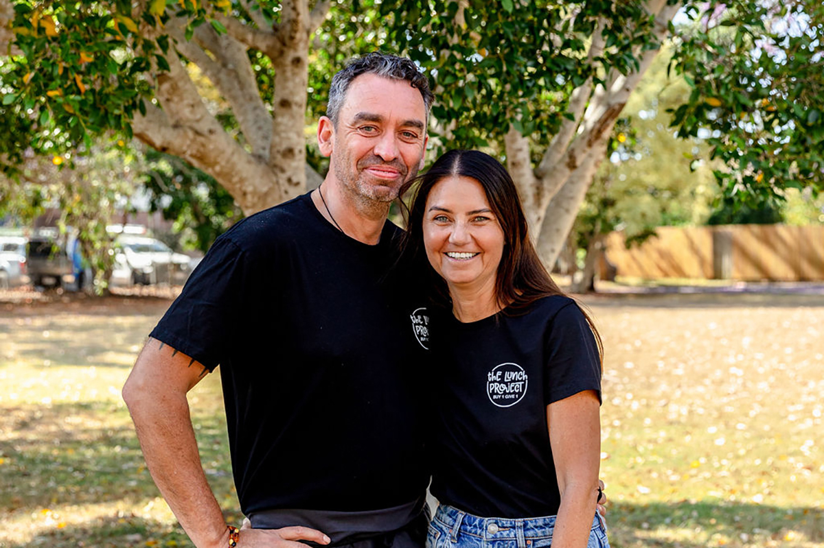 Andy Glenn and Emmi Munday, The Lunch Project (Image supplied by Two Birds Social)