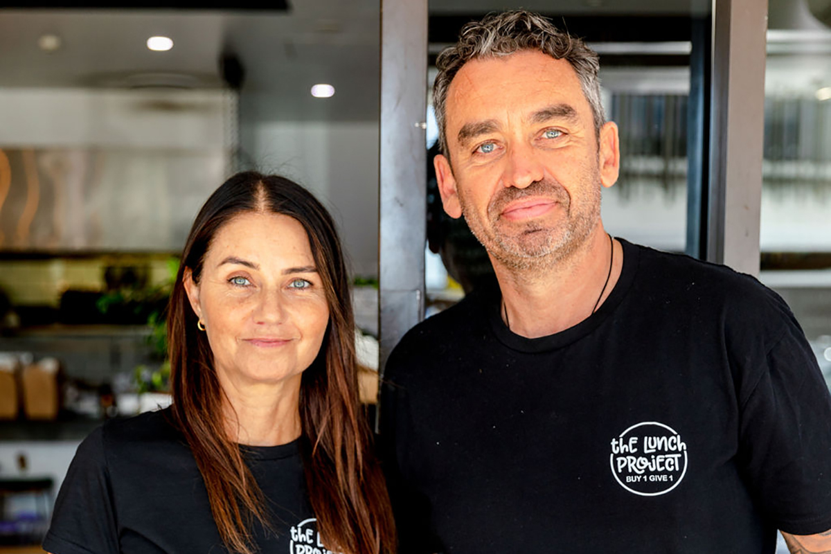 Andy Glenn and Emmi Munday, The Lunch Project (Image supplied by Two Birds Social)
