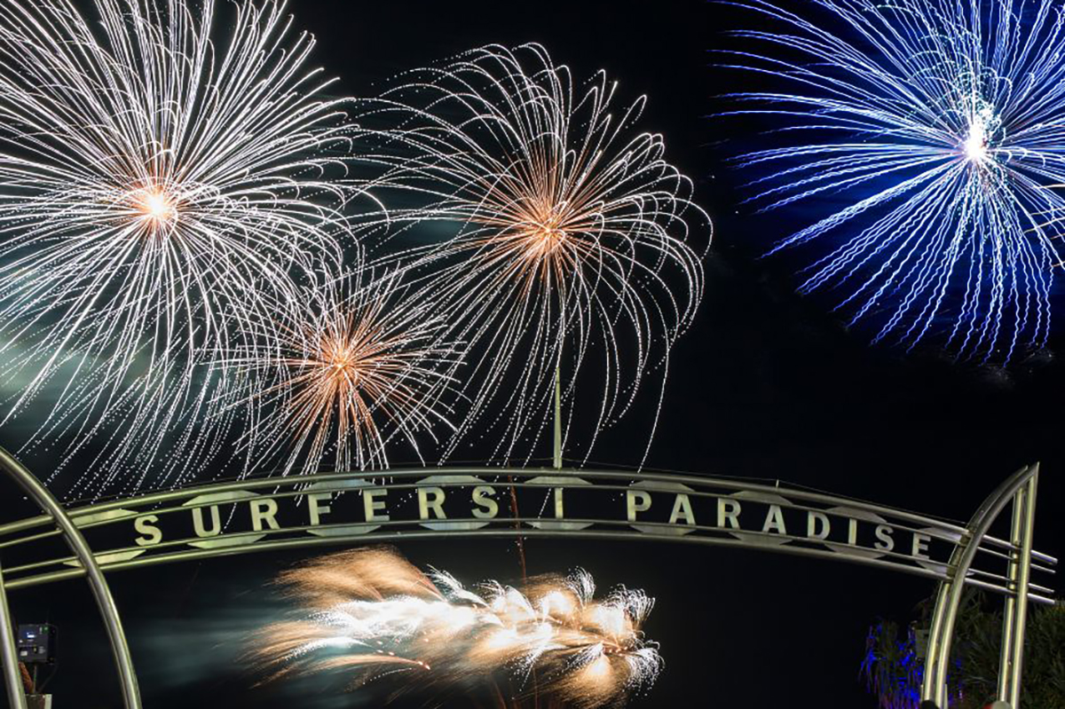 Fireworks at Surfers Paradise (image supplied)
