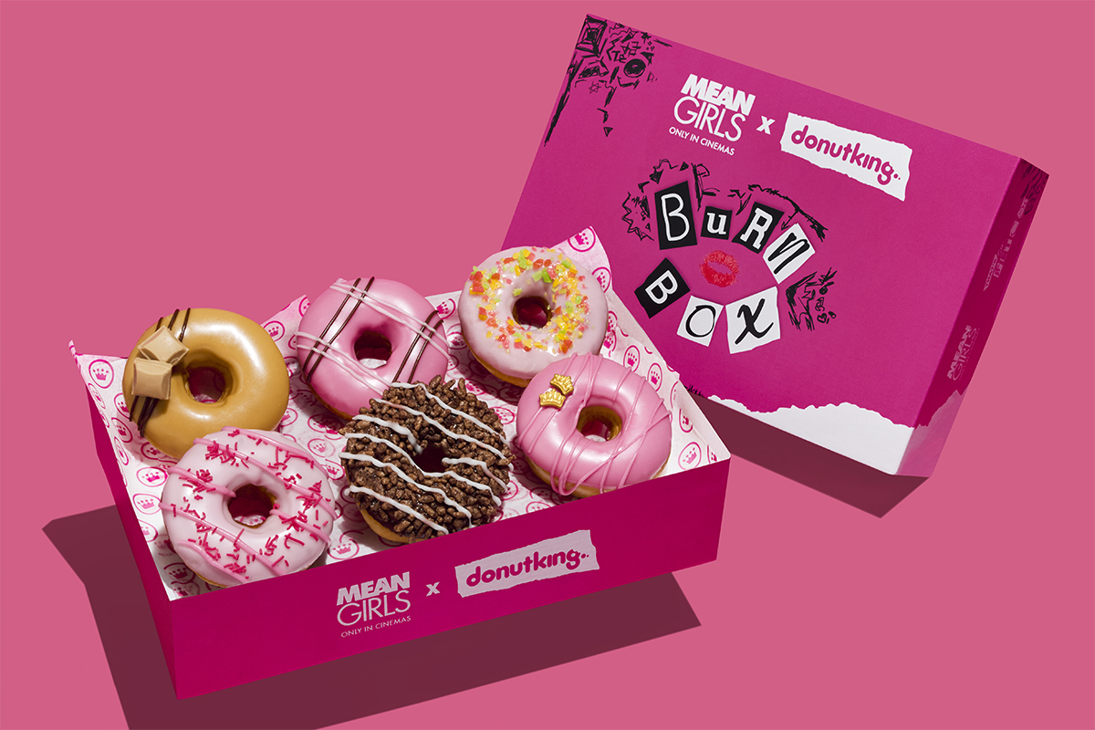 Donut King Launches Limited-Edition Range of “Mean Girls” Donuts (image supplied)
