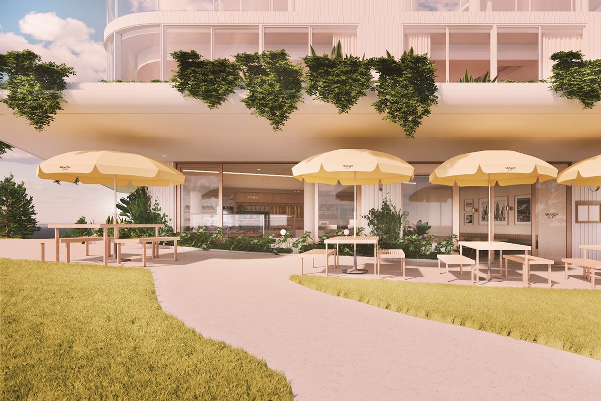 Awaken Cafe (renders supplied by The Gambaro Group)