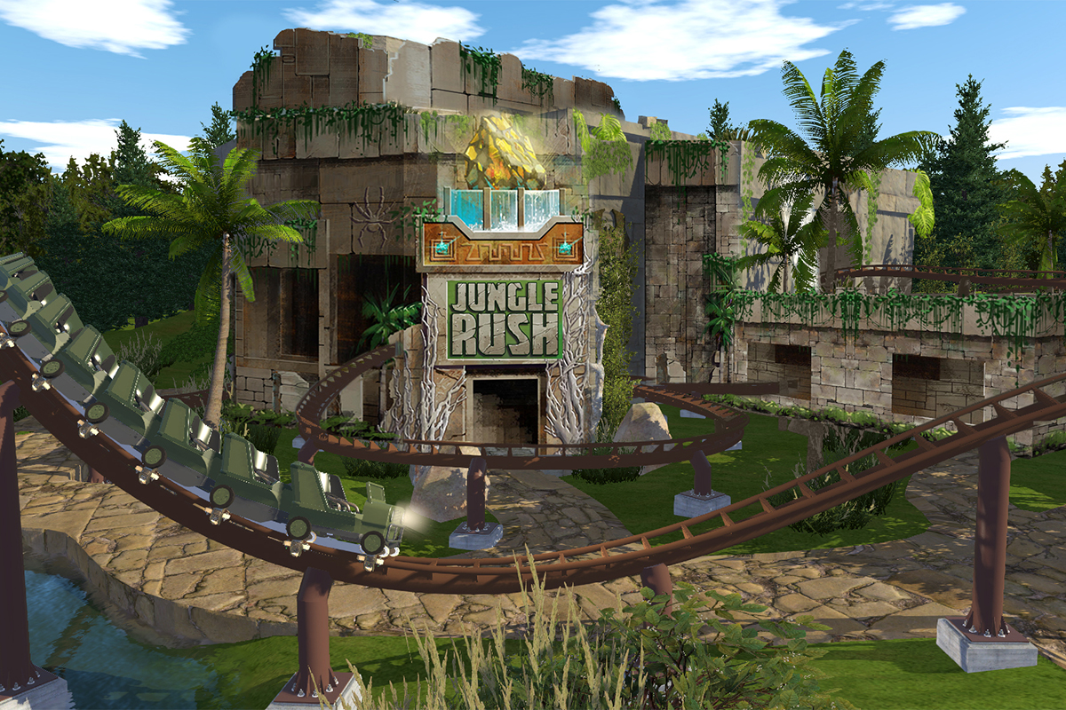 Jungle Rush Render, Dreamworld (image supplied)