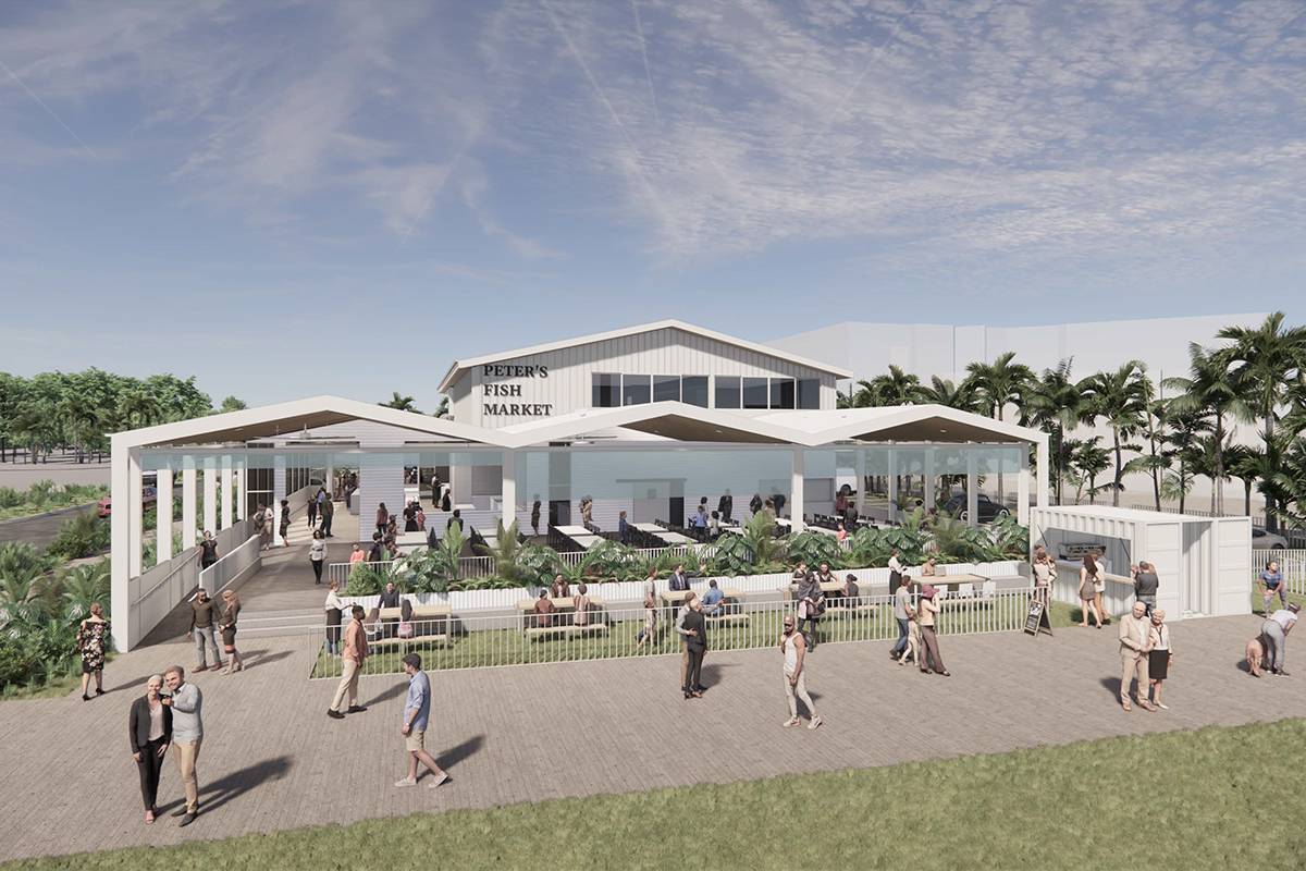 Peter’s Fish Market renders, Southport Spit (image supplied)