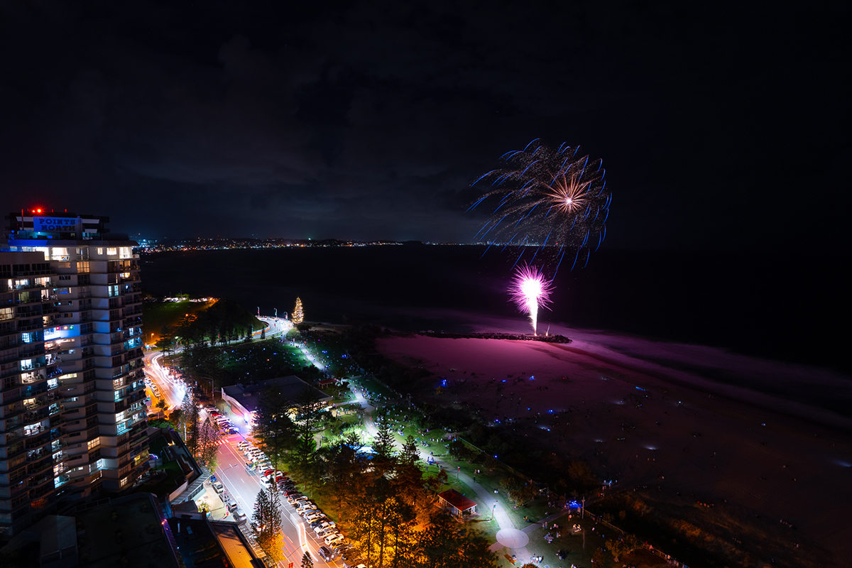 Coolangatta Fireworks (image supplied)