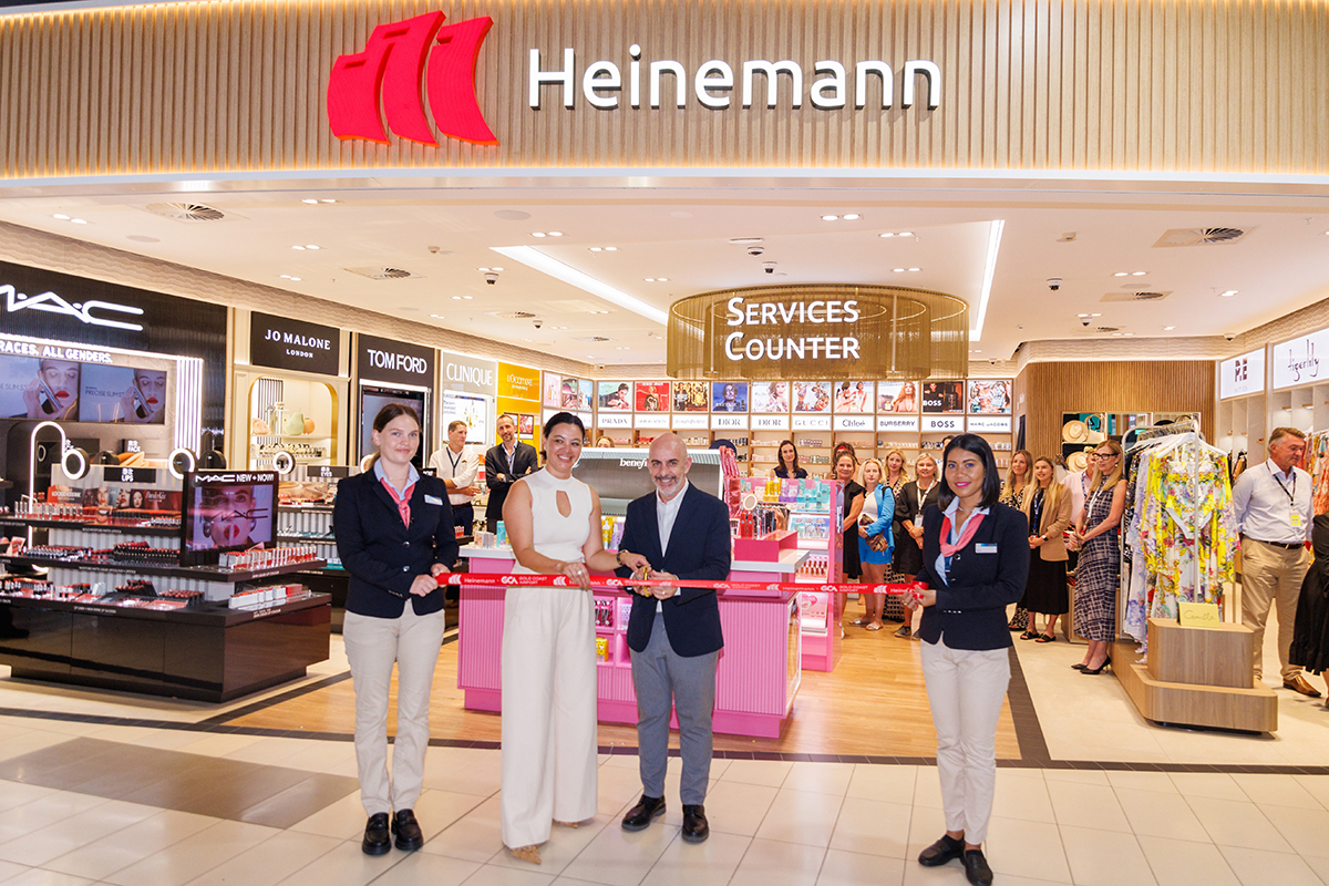 Heinemann Australia ribbon cutting at Gold Coast Airport’s domestic terminal (image supplied)