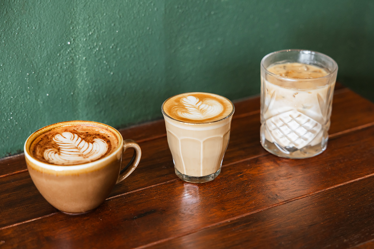 Coffees at Whyld Coffee Roastery and Espresso Bar, Miami (Image: © 2024 Inside Gold Coast)