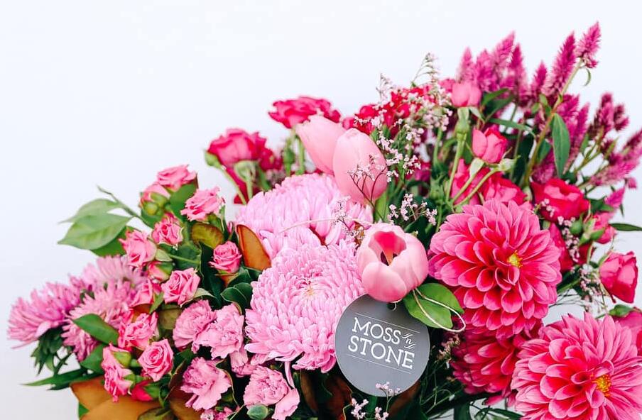 Moss & Stone, bouquet of flowers (image supplied)
