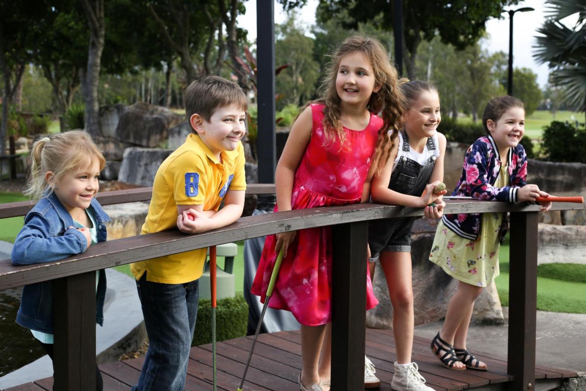 Mini-Golf at The Club, Parkwood Village (image supplied)