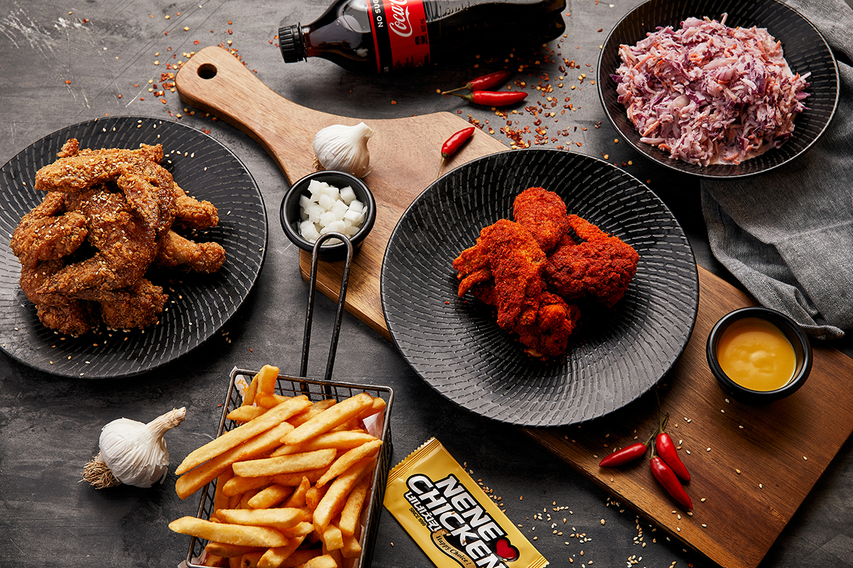 Bulgogi flavour Chicken and Snowing Chilli Chicken, Nene Chicken (image supplied)