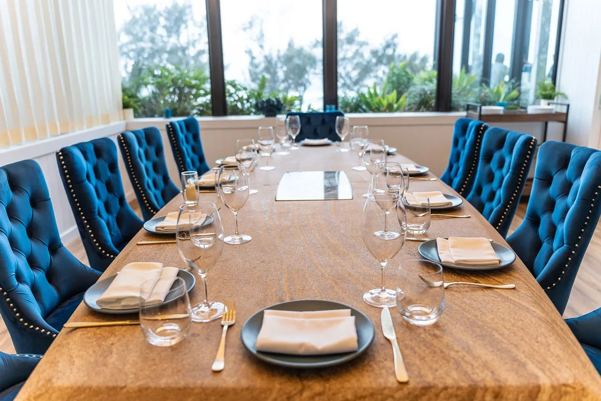 Private dining at COAST, Surfers Paradise (image supplied)