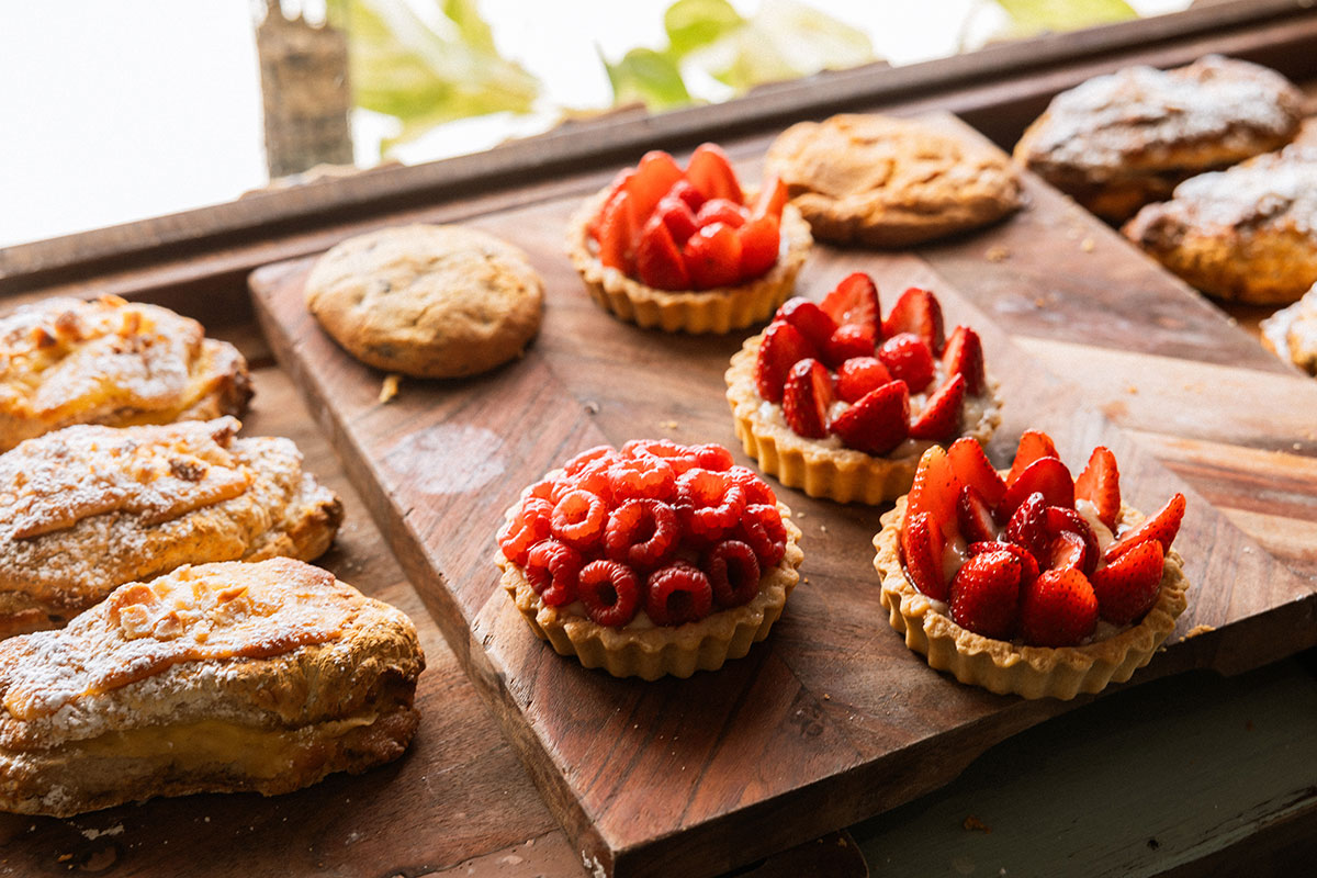 Fruit tarts at Sacre Coeur Patisserie, Southport (Image: © 2024 Inside Gold Coast)