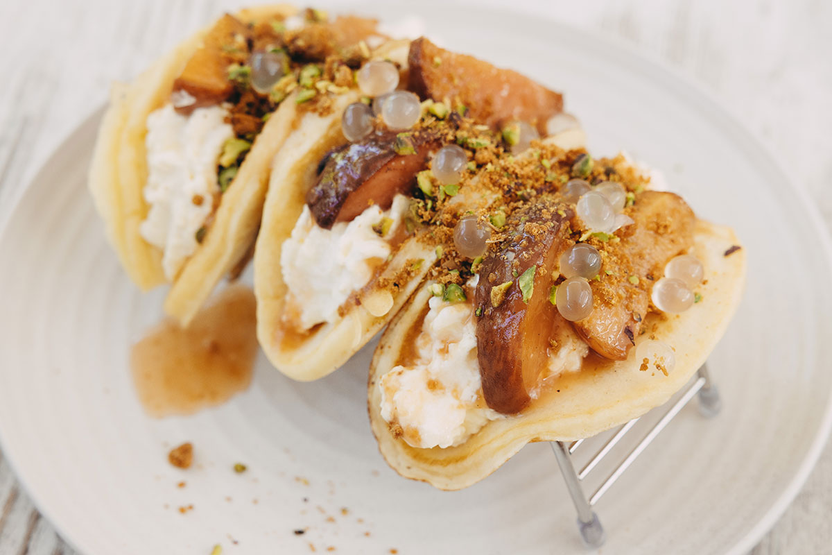 Pancake Tacos, Harvest Foodhouse, Robina (Image: © 2024 Inside Gold Coast)