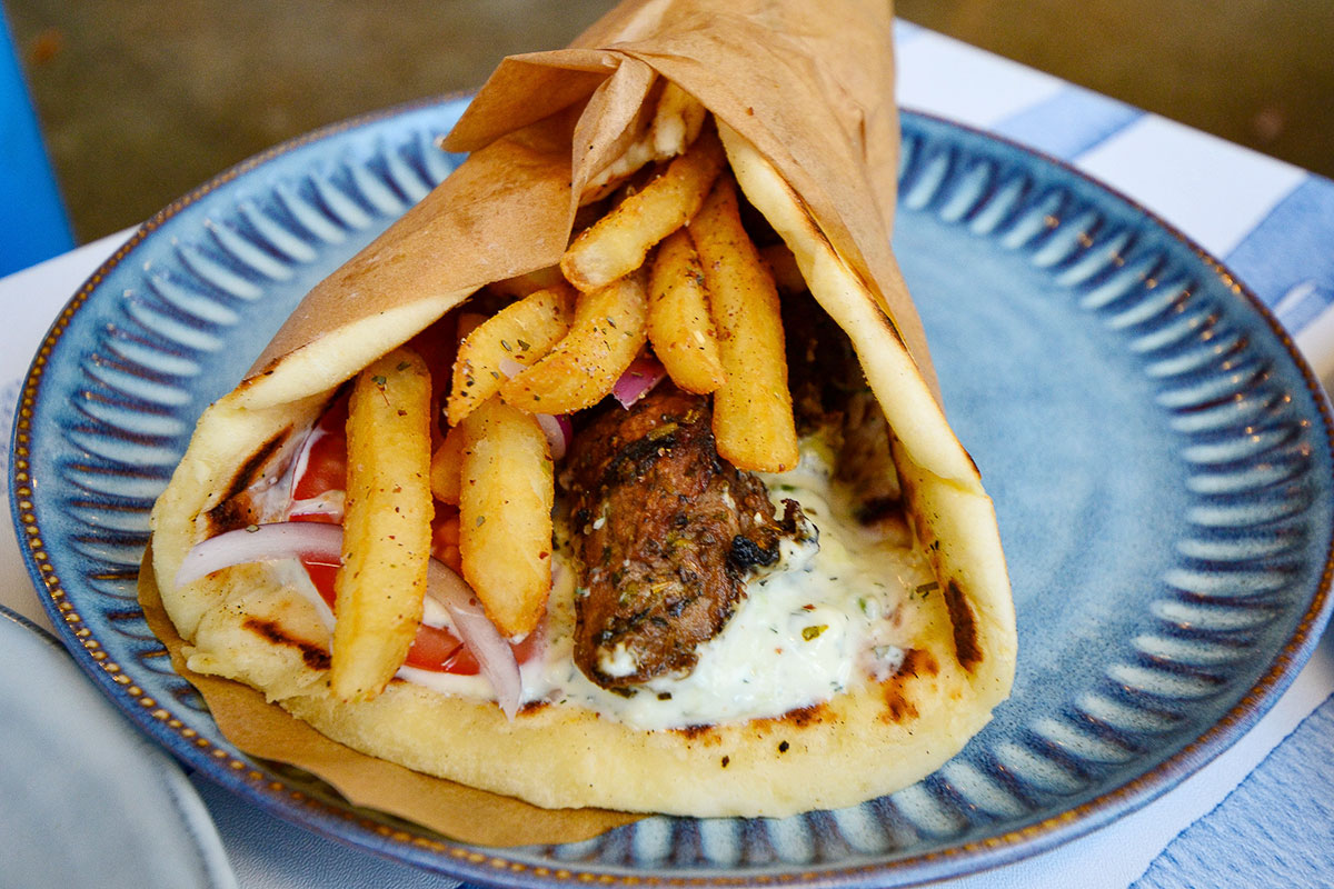 Lamb Souvlaki, Mana Souvlaki (Image: © 2025 Inside Gold Coast)