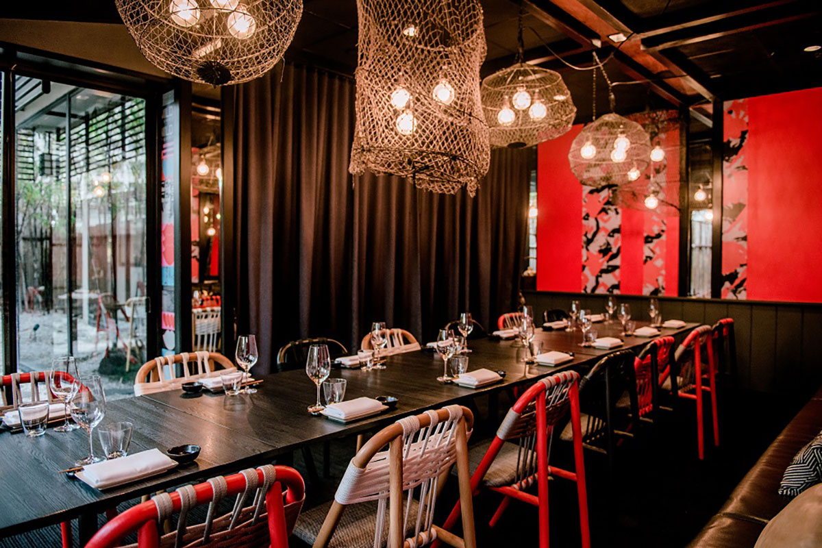 Kanpai Room, semi-private dining at Yamagen, QT Gold Coast, Surfers Paradise (image supplied)