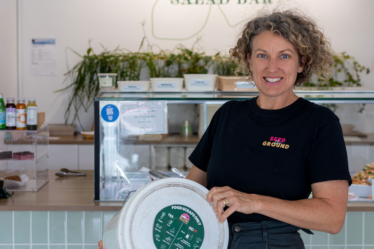 Nat, co-founder of Seed the Ground at Dalas Kitchen (image by supplied)