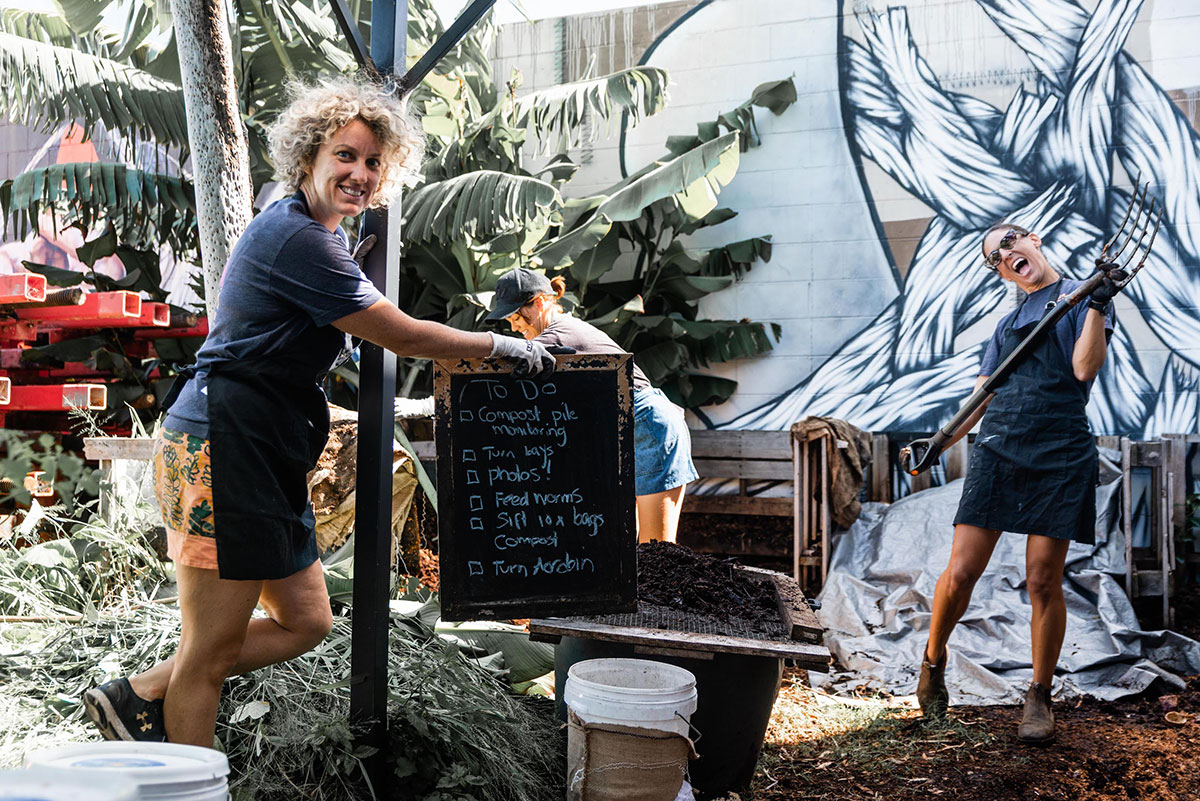 Nat & Jess, co-founders of Seed the Ground (image supplied)