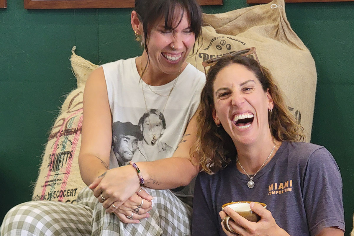 Rachel & Jess at That's Whyld, Miami (image supplied)