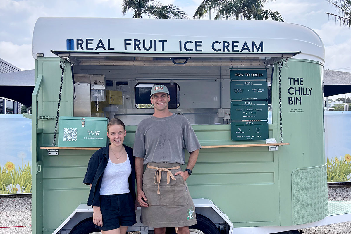 Founders Alexandra Pedersen and Jackson Cox, The Chilly Bin (Image: © 2025 Inside Gold Coast)