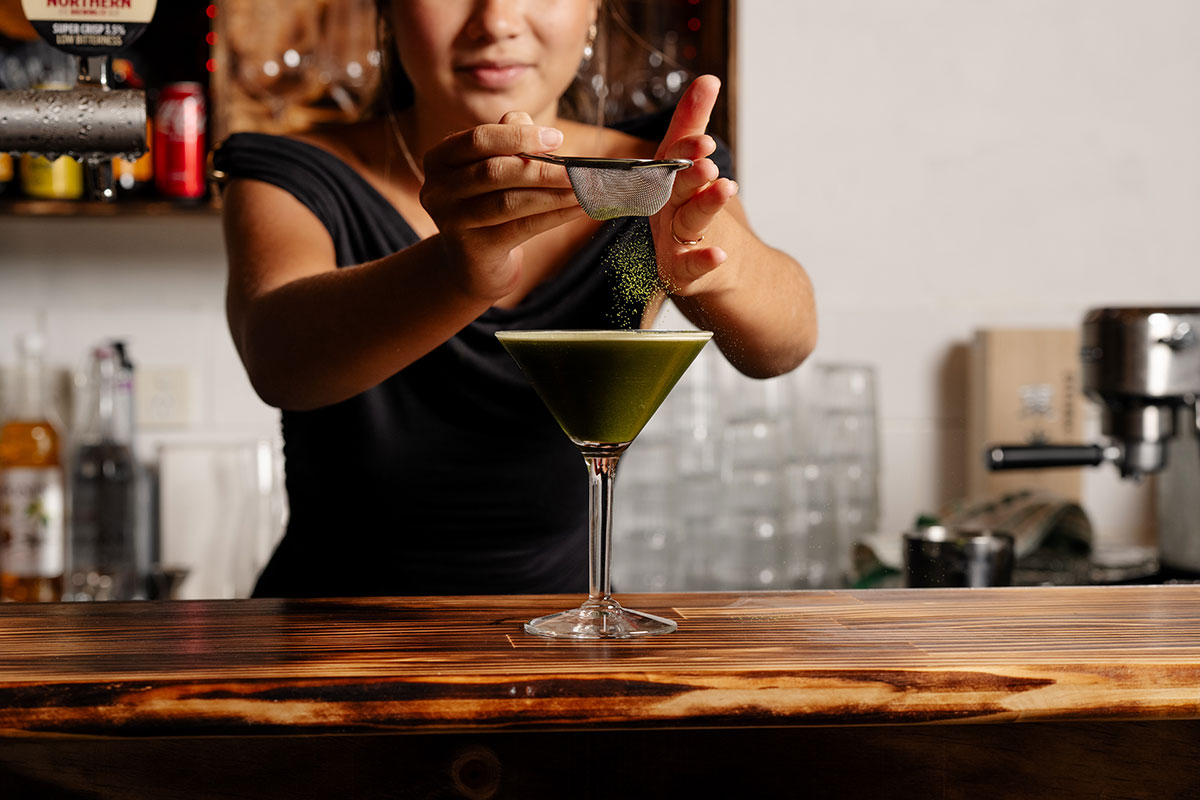 Matcha Martini at Jin Izakaya, Mermaid Beach (Image: © 2026 Inside Gold Coast)