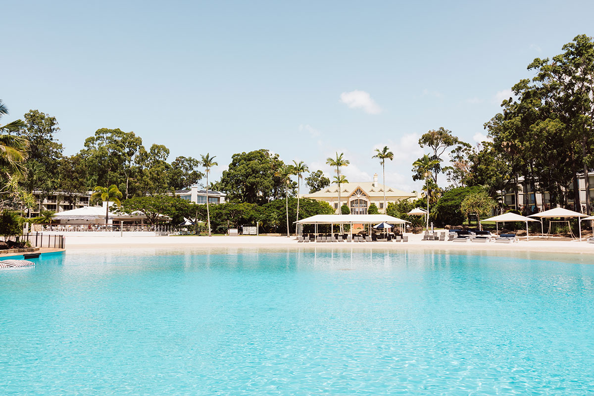 The Lagoon Beach, InterContinental Sanctuary Cove Resort (image supplied)