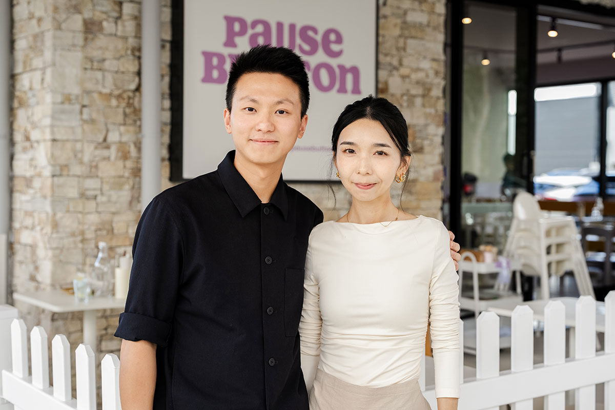Owners Stanley Lam and Sennie Tee, Pause Button Cafe (Image: © 2026 Inside Gold Coast)