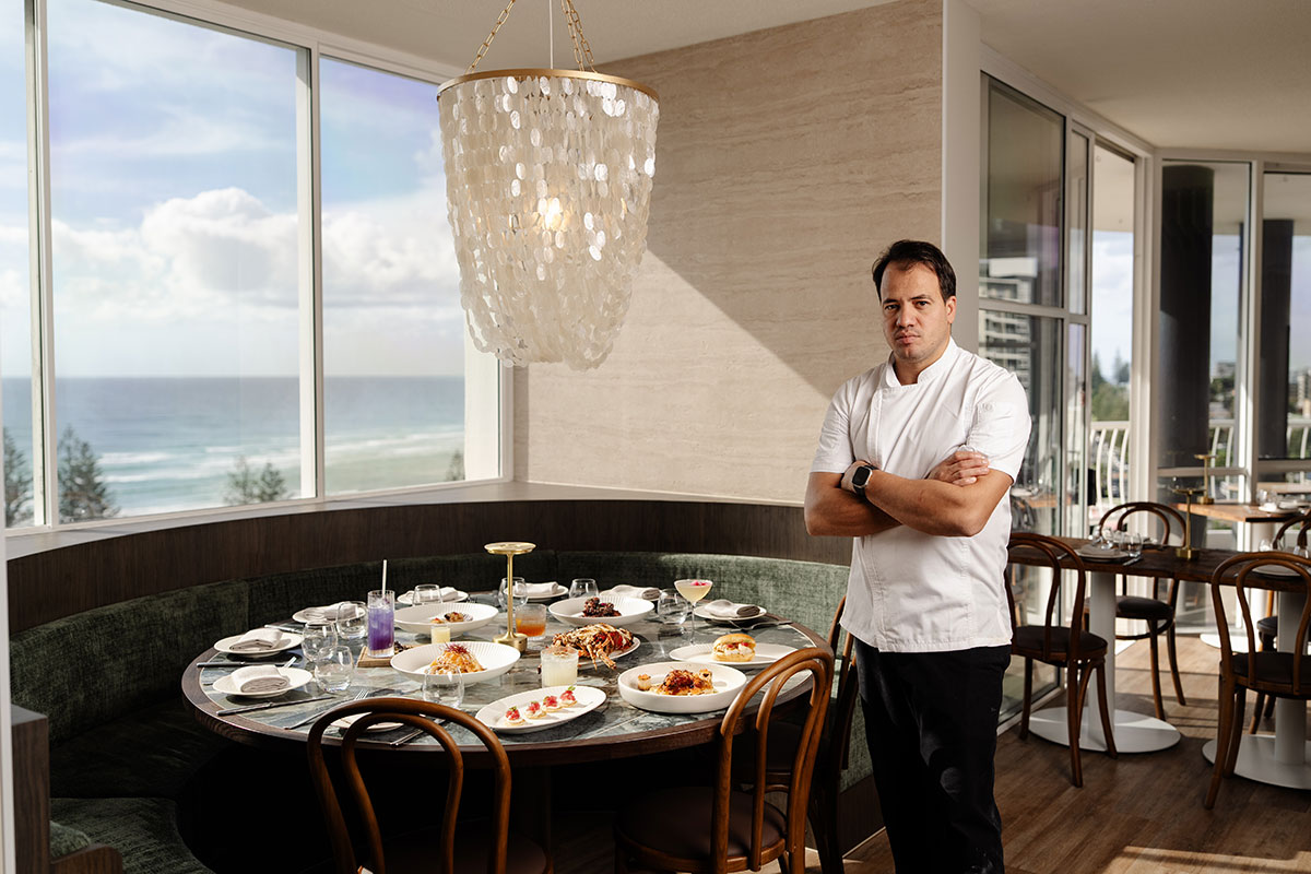 Owner and Executive Chef Marcondes Almeida Neto, Cooly Breeze Rooftop Restaurant & Bar (Image: © 2026 Inside Gold Coast)
