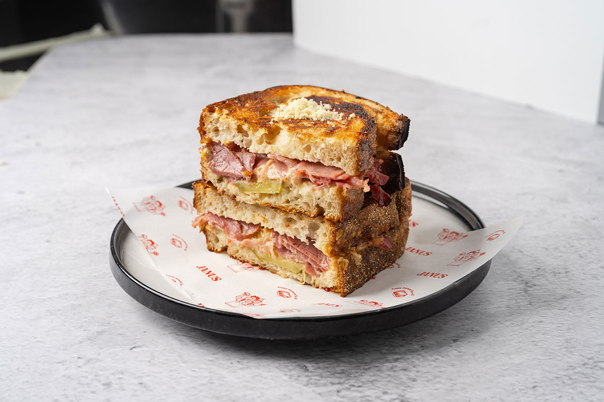 Moo-licious Toastie, Janus Deli (image supplied)