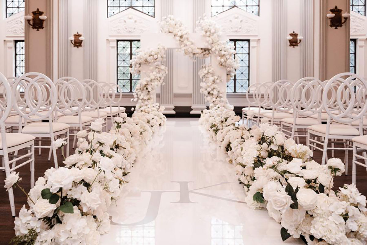 Floor Floral Arrangement, Rentsy (image supplied)