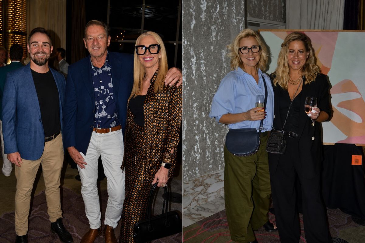 Nick Browne, Don Cotterill, Peta Cotterill, Anita Kaddatz and Carlene Duffy, Inside Gold Coast Launch Home (Image: © 2026 Inside Gold Coast)