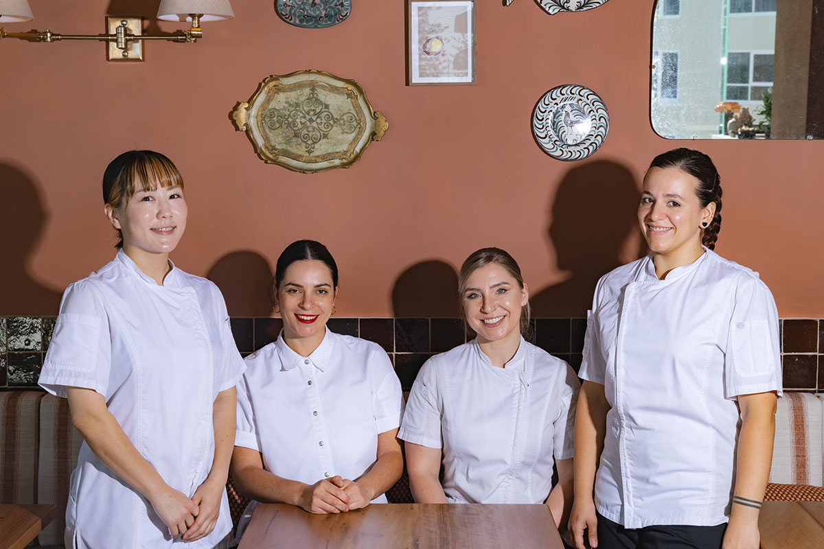 Kitchen Team, Valentina Restaurant + Bar (image by Andrea Paez)