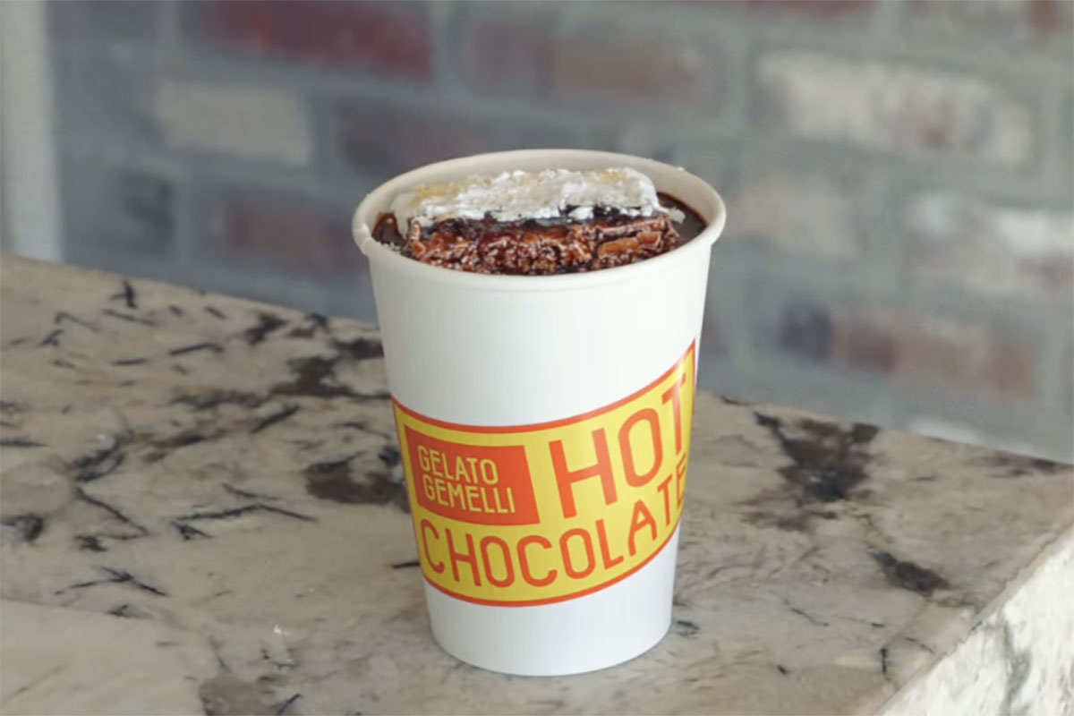 Hot Chocolate, Gelato Gemelli (image supplied)