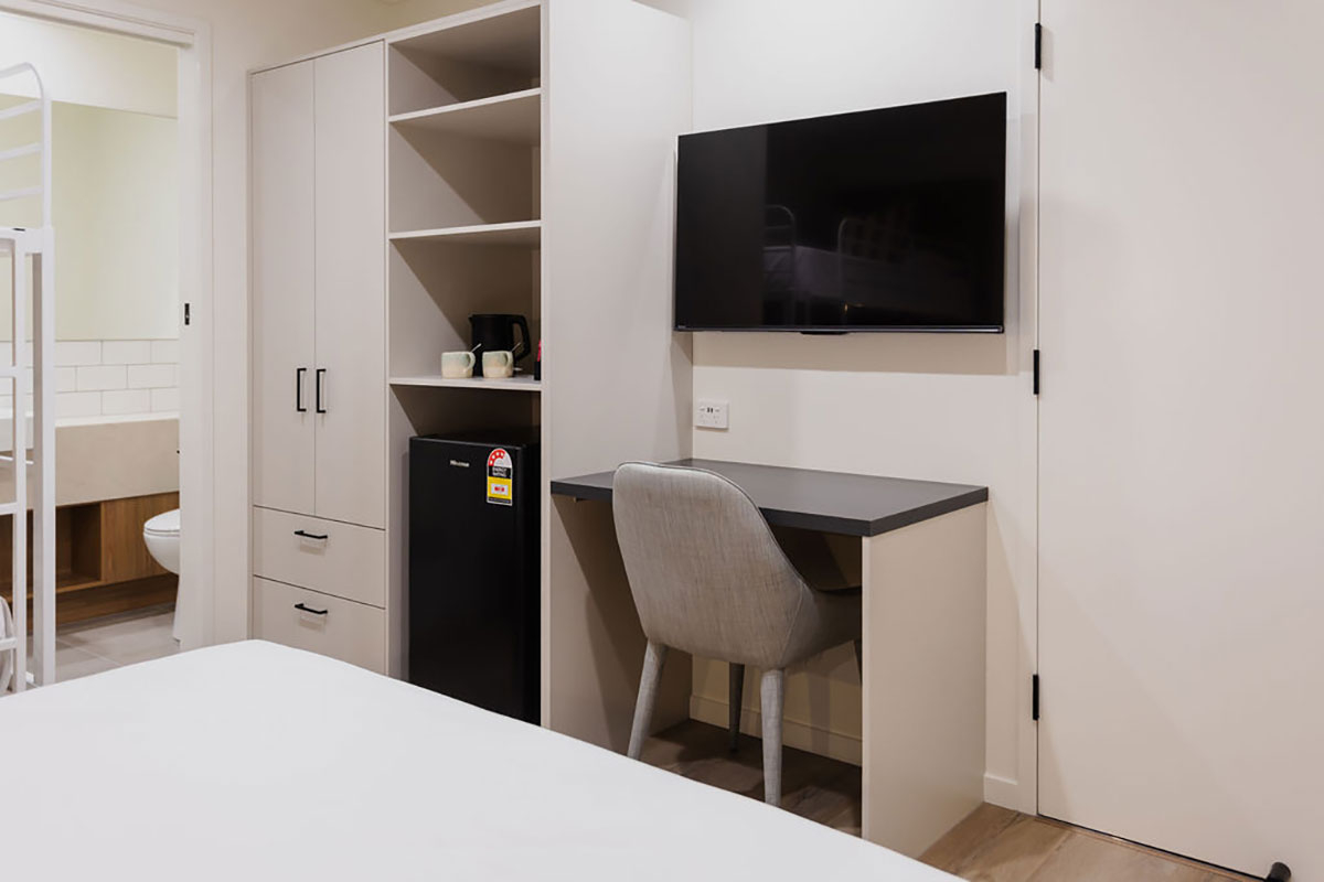Family cabin at Coomera Lodge Hotel, Oxenford (image supplied)