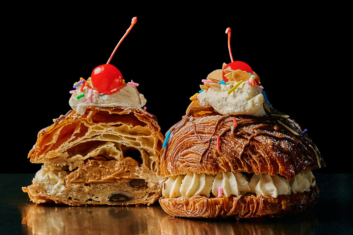 Lune Croissanterie limited edition Banana Sundae, Pacific Fair (image supplied)